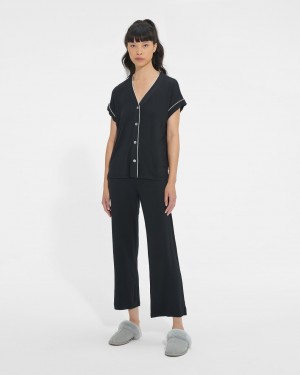 Black Ugg Addi Set II Women Sleepwear | 093872-HYK