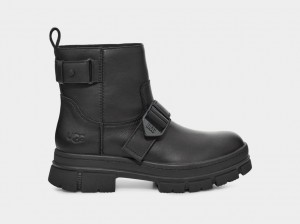 Black Ugg Ashton Women Boots | 756231-JQD