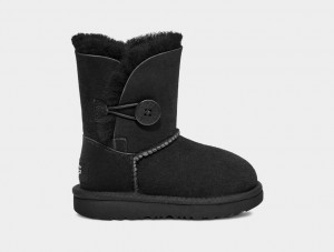 Black Ugg Bailey Button II Kids' Boots | 540839-SCM