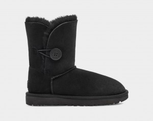 Black Ugg Bailey Button II Women Boots | 086542-RFQ