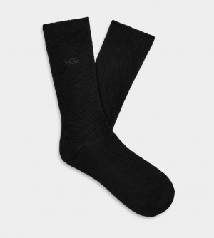 Black Ugg Classic II Men Socks | 730189-VCA