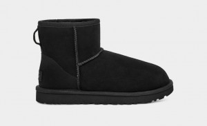 Black Ugg Classic Mini II Women Boots | 941820-USN