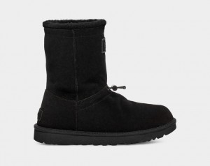 Black Ugg Classic Toggler Women Boots | 138562-AUB