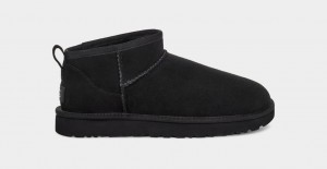 Black Ugg Classic Ultra Mini Women Boots | 572063-AQK