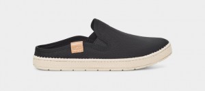 Black Ugg Delu Women Moccasins | 523109-FMA