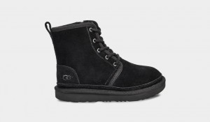 Black Ugg Neumel High Kids' Boots | 029783-MUE