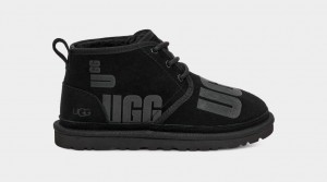 Black Ugg Neumel Scatter Graphic Women Boots | 795182-XKF