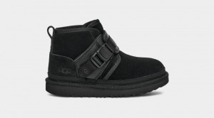 Black Ugg Neumel Snapback Kids' Boots | 549827-ZHF