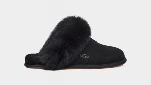 Black Ugg Scuff Sis Women Slippers | 803962-ZHL