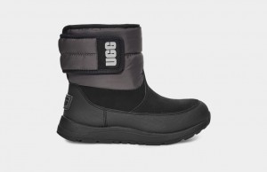 Black / Grey Ugg Toty Weather Kids' Boots | 307641-MTD