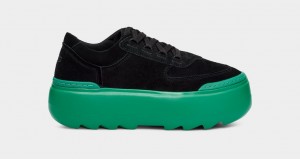 Black / Turquoise / Green Ugg Marin Mega Lace Women Sneakers | 158074-QRF