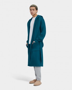 Blue Ugg Leeland Robe Men Sleepwear | 327519-FHZ