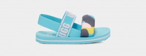 Blue Ugg Zuma Sling Camopop Kids' Sandals | 106528-DGF