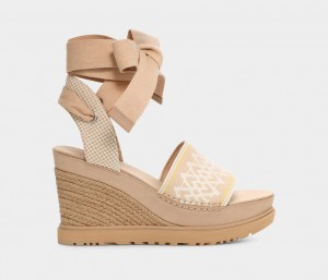 Brown Ugg Abbot Wrap Women Sandals | 349805-VCS