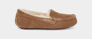 Brown Ugg Ansley Women Moccasins | 021467-LJV