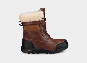 Brown Ugg Butte II CWR Kids' Boots | 257049-EKO