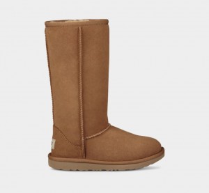 Brown Ugg Classic II Tall Kids' Boots | 598163-QTM