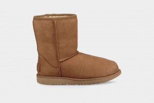 Brown Ugg Classic II Weather Kids' Boots | 952316-VRS