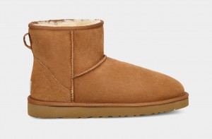 Brown Ugg Classic Mini Men Boots | 640985-ELQ