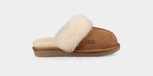 Brown Ugg Cozy II Kids' Slippers | 315487-WTG