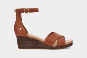 Brown Ugg Eugenia Women Sandals | 758463-OPG