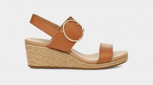 Brown Ugg Navee Women Sandals | 257086-UWN