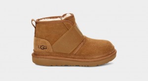 Brown Ugg Neumel II Graphic Kids' Boots | 175830-YIN