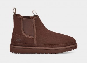 Brown Ugg Neumel Men Chelsea Boots | 832470-DOL