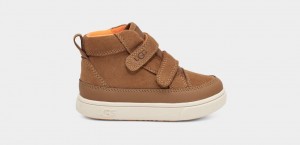 Brown Ugg Rennon II Weather Kids' Sneakers | 169423-FVX