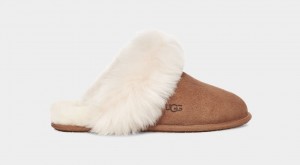 Brown Ugg Scuff Sis Women Slippers | 258306-RQL