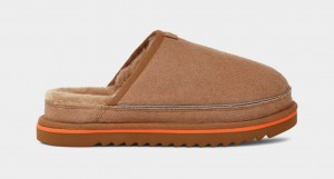 Brown / Orange Ugg Scuff Cali Wave Men Moccasins | 293408-WVC