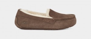 Chocolate Ugg Ansley Women Moccasins | 530829-IFU