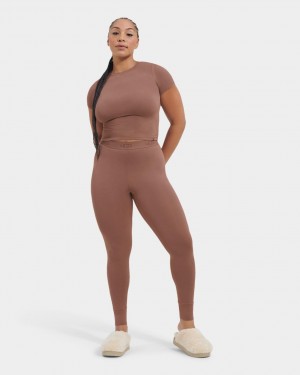 Chocolate Ugg Paloma Women Leggings | 683701-PHI