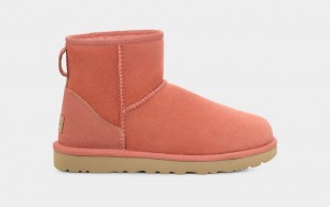 Coral Ugg Classic Mini II Women Boots | 658123-ISZ