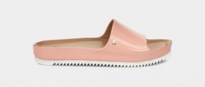 Coral Ugg Jane Patent Women Slides | 916458-LKS