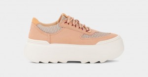 Coral Ugg Marin Mega Lace Women Sneakers | 391587-DBL