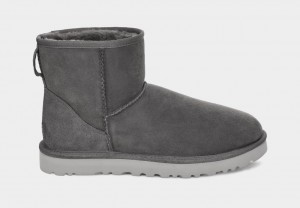 Dark Grey Ugg Classic Mini Men Boots | 312695-OFL