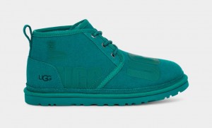 Deep Turquoise Ugg Neumel Scatter Graphic Men Boots | 675430-ORC