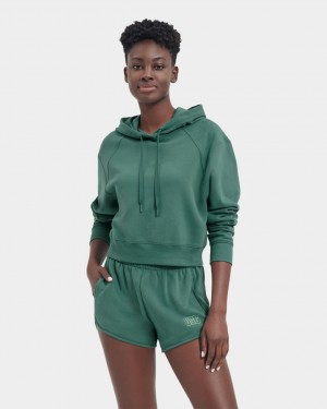 Green Ugg Helene Women Hoodie | 760895-PGR