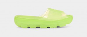 Green Ugg Jella Clear Women Slides | 281095-QKB