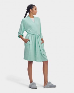 Green Ugg Monrose Robe Women Sleepwear | 208431-TEN