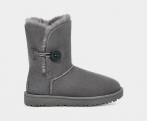 Grey Ugg Bailey Button II Women Boots | 458971-NBV