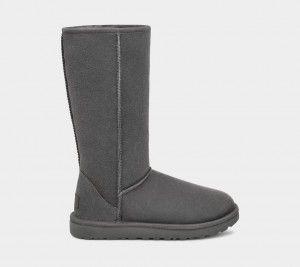 Grey Ugg Classic Tall II Women Boots | 950742-YQJ