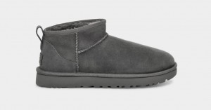 Grey Ugg Classic Ultra Mini Women Boots | 731685-DRG