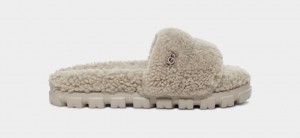 Grey Ugg Cozetta Curly Women Slides | 985142-KYH