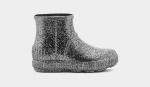 Grey Ugg Drizlita Glitter Kids' Boots | 128706-RUS