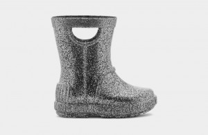 Grey Ugg Drizlita Glitter Kids' Boots | 352461-UXK