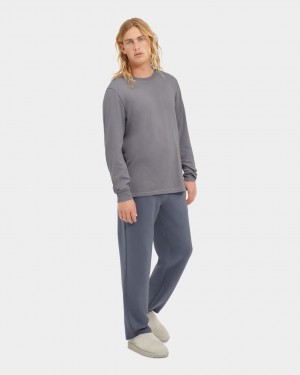 Grey Ugg Waylen Set Men Sleepwear | 026485-IDF