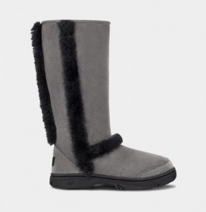 Grey / Black Ugg Sunburst Tall Women Boots | 086279-QHW