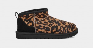 Leopard Ugg Classic Ultra Miniher Women Boots | 037985-FVU